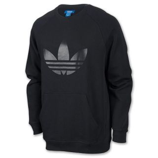 Mens adidas Sport Lite Crew Sweatshirt Black/Black
