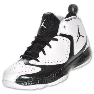 Jordan 2012 Kids Basketball Shoes Black/White