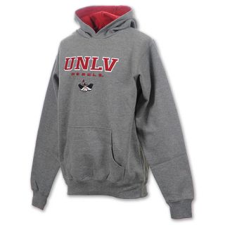 UNLV Runnin Rebels Stack NCAA Youth Hoodie Grey