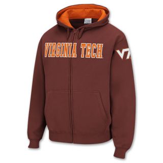 Virginia Tech Hokies NCAA Mens Full Zip Hoodie