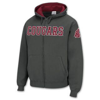 Washington State Cougars NCAA Mens Full Zip Hoodie