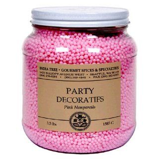 India Tree Pink Pastel Non Pareil Party Decoratifs, 3.5 Pounds 