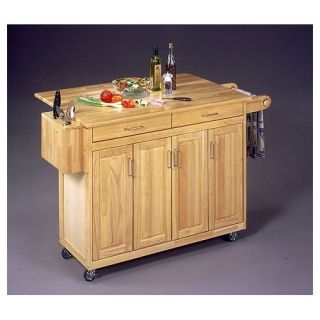 Home Styles Wood Top Kitchen Island Cart 5023 95