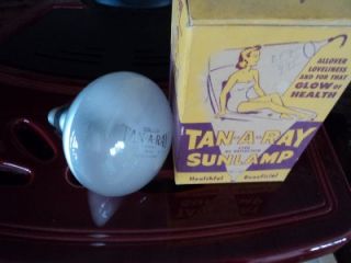 Tan A Ray Sunlamp Sun Lamp Tanning 275 Watt Bulb in Box