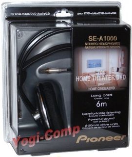 Pioneer SE A1000 Home Theater Stereo Headphones SEA1000 New