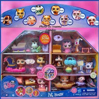 Littlest Pet Shop Exclusive Playset Pet House Includes 9