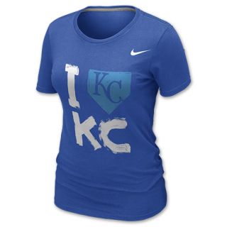 Womens Nike Kansas City Royals MLB I Love T Shirt