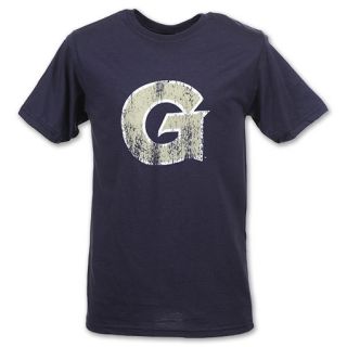 NCAA Georgetown Hoyas Logo Mens Tee Shirt Navy