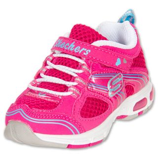Skechers Light Ray Toddler Shoes Pink/White