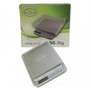 American Weigh SC 2kg Digital Pocket Scale Weighing Coins Jewelry