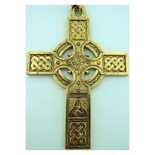 Clergy Pectoral Bishops Cross 30 Chain Celtic Irish Design Bronze 30