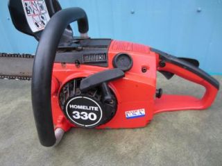 Homelite Model 330 Chainsaw Chainsaw with 20 Bar Chain Parts Repair