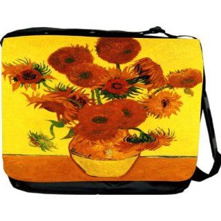 Van Gogh Art Still Life with Fifteen Sunflowers Messenger