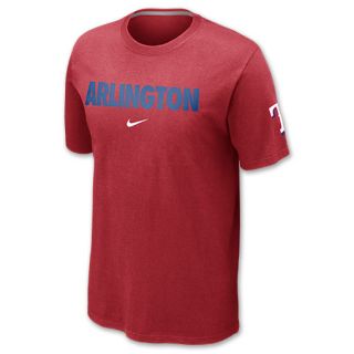 Mens Nike Local MLB Texas Rangers T Shirt RED