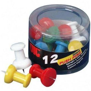 Giant Push Pins, For Visual Impact , Assorted Colors   For