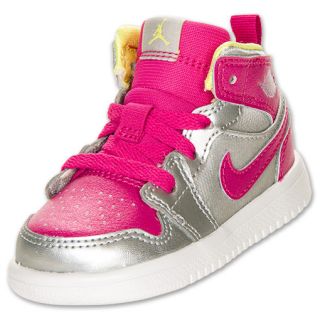 Girls Toddler Jordan 1 Mid Flex Basketball Shoes