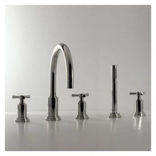 Santec 3555TX36 36 Bright Victorian Copper Bathroom Faucets 4 PC Roman