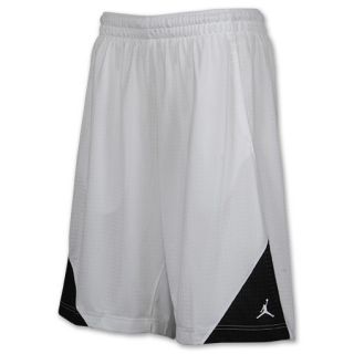 Jordan Momentum Mens Basketball Shorts White/Black