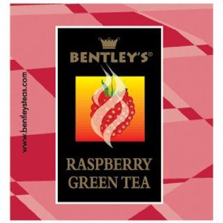 Bentleys Finest Tea Raspberry Green Tea Box, 50 Count (Pack of 3