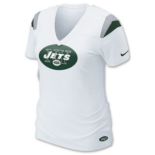 Nike NFL New York Jets Womens V Neck Tee Shirt