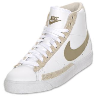 Nike Kids Blazer Mid Casual Shoes White/Khaki