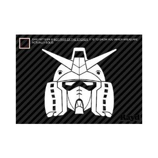 (2x) 5 Gundam Logo Sticker Vinyl Decals 