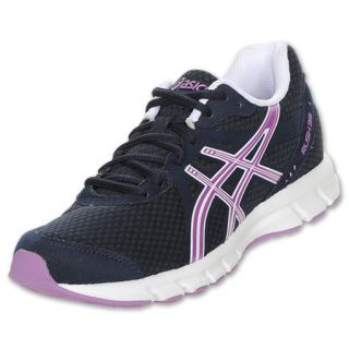 Asics Rush Womens Running Shoes Navy/Purple/White