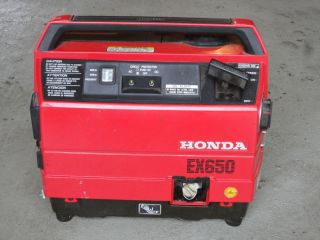 Honda EX 650 Portable Generator
