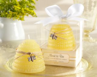 Meant to Bee Honey Scented Beehive Candle Favors