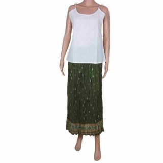 Summer Fashion For Women Indian Wear Casual Green Long