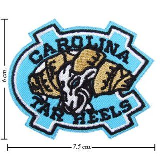 3pcs North Carolina Tar Heels Logo Embroidered Iron on