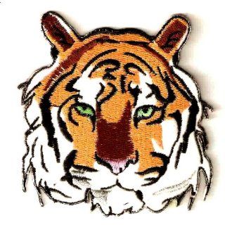 Bengal Tiger Indian Tiger Head animal Embroidered Iron On