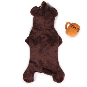  Zoey Lil Honey Bear Halloween Dog Costume Brown w/ FREE Honey Pot Toy
