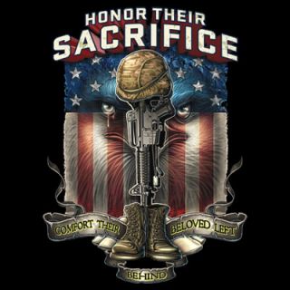 Patriotic Tshirt pow Kia MIA Honor Their Sacrifice War Soldier Memory