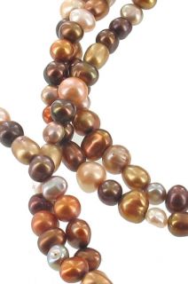 VINTAGE HONORA STERLING BEAUTIFUL MIXED TYPE + SIZE BRONZE GOLD PEARL
