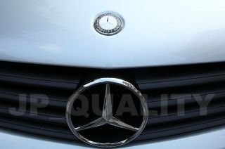 Black Mercedes Logo Hood Emblem C Class W202 W203 W204 C350 C300 C250