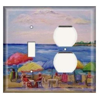 Switch / Outlet Combo Plate   Beach Umbrellas Home