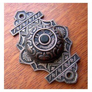 Victorian Doorbell Button   New Cast Brass   