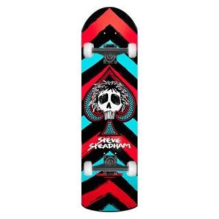 Powell Steadham Spade Red/Aqua Complete Skateboard   10.0