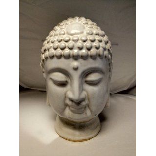 6.3*6.5*9.5 Inch Buddha Head Face Statue Home Yard Garden