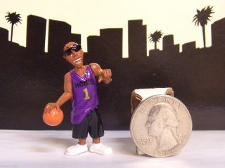Homies Series 6 Gangsta Hoopa Black Basketball Player Figure Figurine