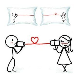 BoldLoft Say I Love You Couple Pillowcases romantic