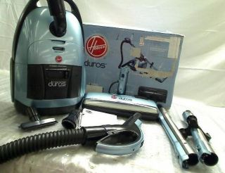 Hoover Duros Power Nozzle Canister Vacuum Bagged S3590