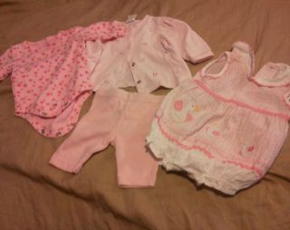 Baby Girls Clothes Carseat Cover Mix Size 0 3 Months Lot 01