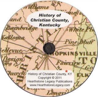  COUNTY, KENTUCKY genealogy Hopkinsville, KY 1352 pages 797 biographies