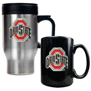 Ohio State Buckeyes Ncaa Stainless Travel Mug And Ceramic