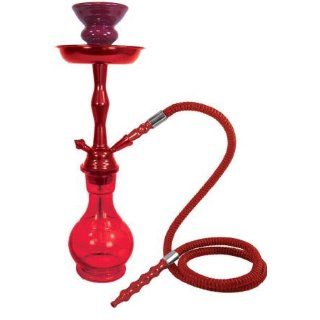 17 1 Hose RED Portable Collectible Hookah w/ Case