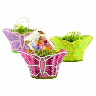 Kate Aspen Butterfly Garden Gift Baskets with Wildflower