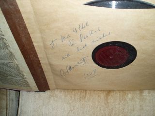 1948 RCA VLADIMIR HOROWITZ authentic AUTOGRAPHED record set VERY EARLY