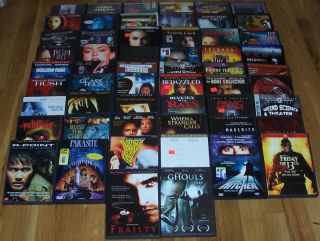 HUGE DVD LOT   56 Movies   Horror, Thriller, Sci Fi   